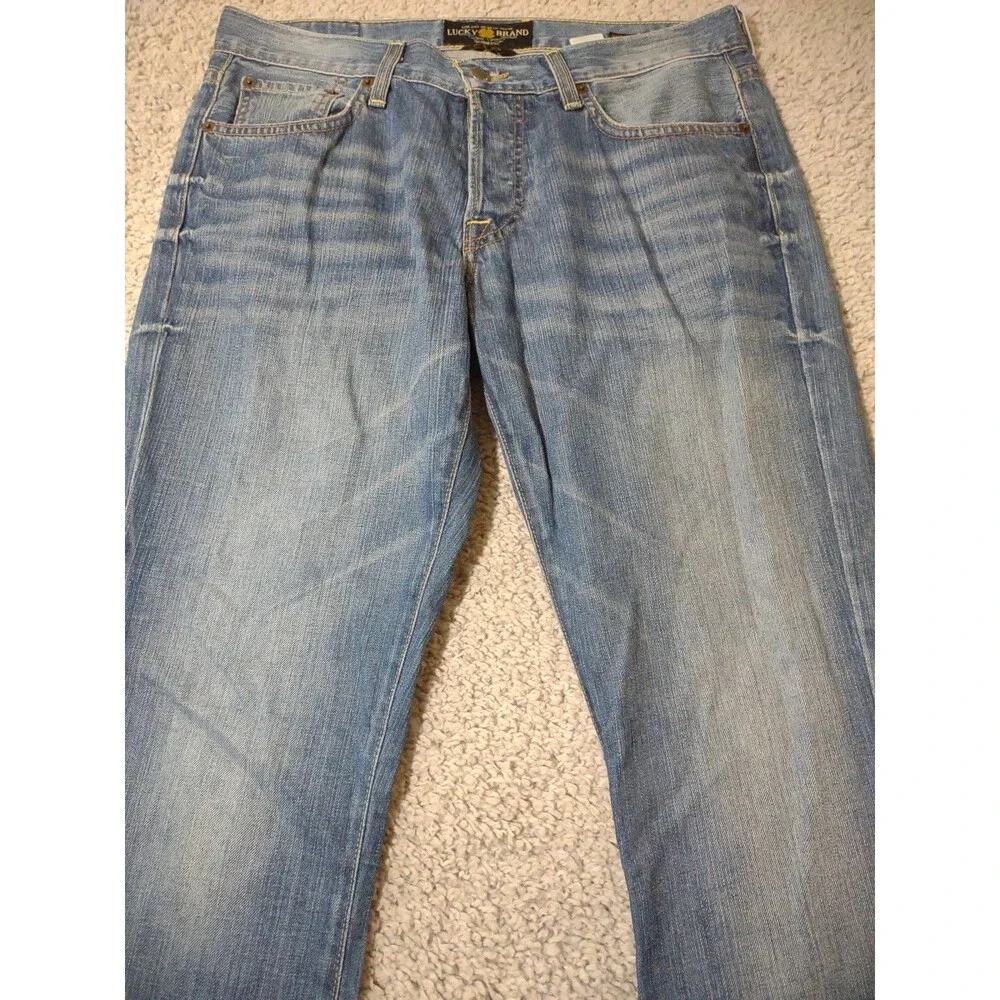 Lucky Brand Jeans Mens 30 X 32 227 Slim Boot Fit Medium Wash Button Fly